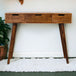 Solid Mango Wood Dressing Table With Foldable Mirror - Birmingham