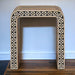 Solid Mango Wood End Table In Bone Inlay - Edessa