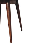 Solid Mango Wood End Table Round Nordic - Birmingham