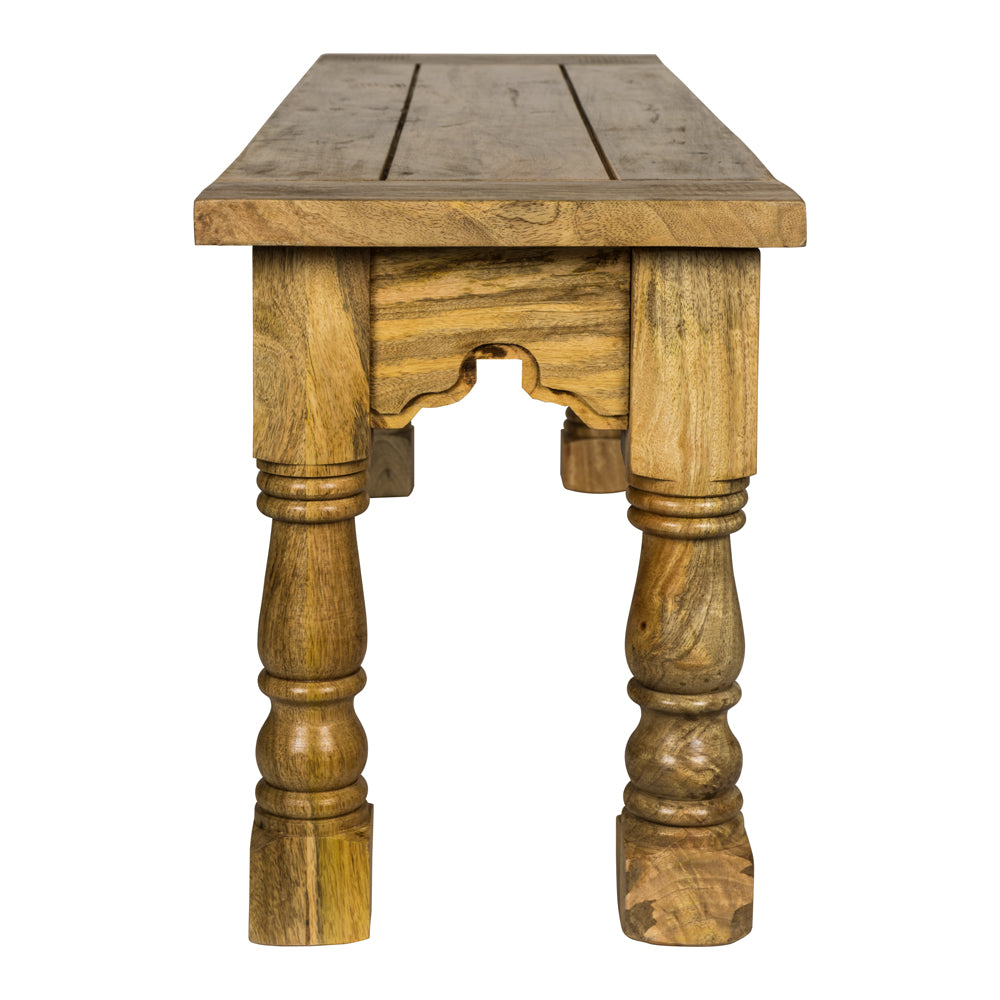 Solid Mango Wood Hallway Seating Bench - Granary