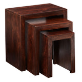 Solid Mango Wood Nest Of 3 Tables - Toko