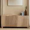 Solid Mango Wood Sideboard With 4 Doors - Austin
