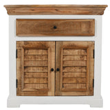 Solid Mango Wood Sideboard With 2 Doors And 1 Drawer - Alfie