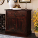 Solid Mango Wood Sideboard With 2 Doors And 2 Drawers - Jaipur