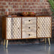 Solid Mango Wood Sideboard With 2 Doors And 3 Drawers - Edison