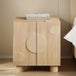 Solid Mango Wood Storage Cabinet With 2 Doors - Austin