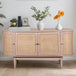 Solid Mango Wood Storage Cabinet With 4 Doors - Valencia