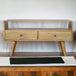 Solid Mango Wood TV Stand With 2 Drawers - Coventry