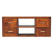 Solid Mango Wood TV Stand With 4 Drawers - Luca