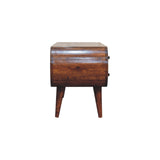 Solid Mango Wood TV Stand Circular With 4 Drawers - Birmingham