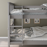 Solid Pine Wood Bunk Bed Single - Carra