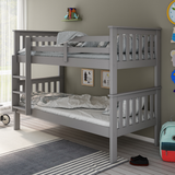 Solid Pine Wood Bunk Bed Single - Carra