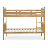 Solid Pine Wood Bunk Bed Single - Carra