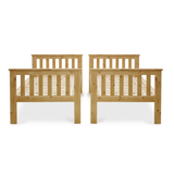Solid Pine Wood Bunk Bed Single - Carra