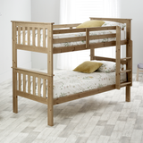 Solid Pine Wood Bunk Bed Single - Carra