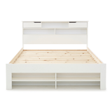 Solid Pine Wood Double Bed - Fabio
