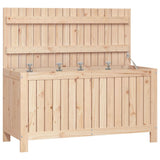 Solid Pine Wood Garden Storage Box 115cm Wide - Vantage Home