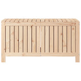 Solid Pine Wood Garden Storage Box 115cm Wide - Vantage Home