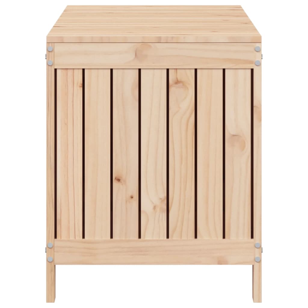 Solid Pine Wood Garden Storage Box 115cm Wide - Vantage Home