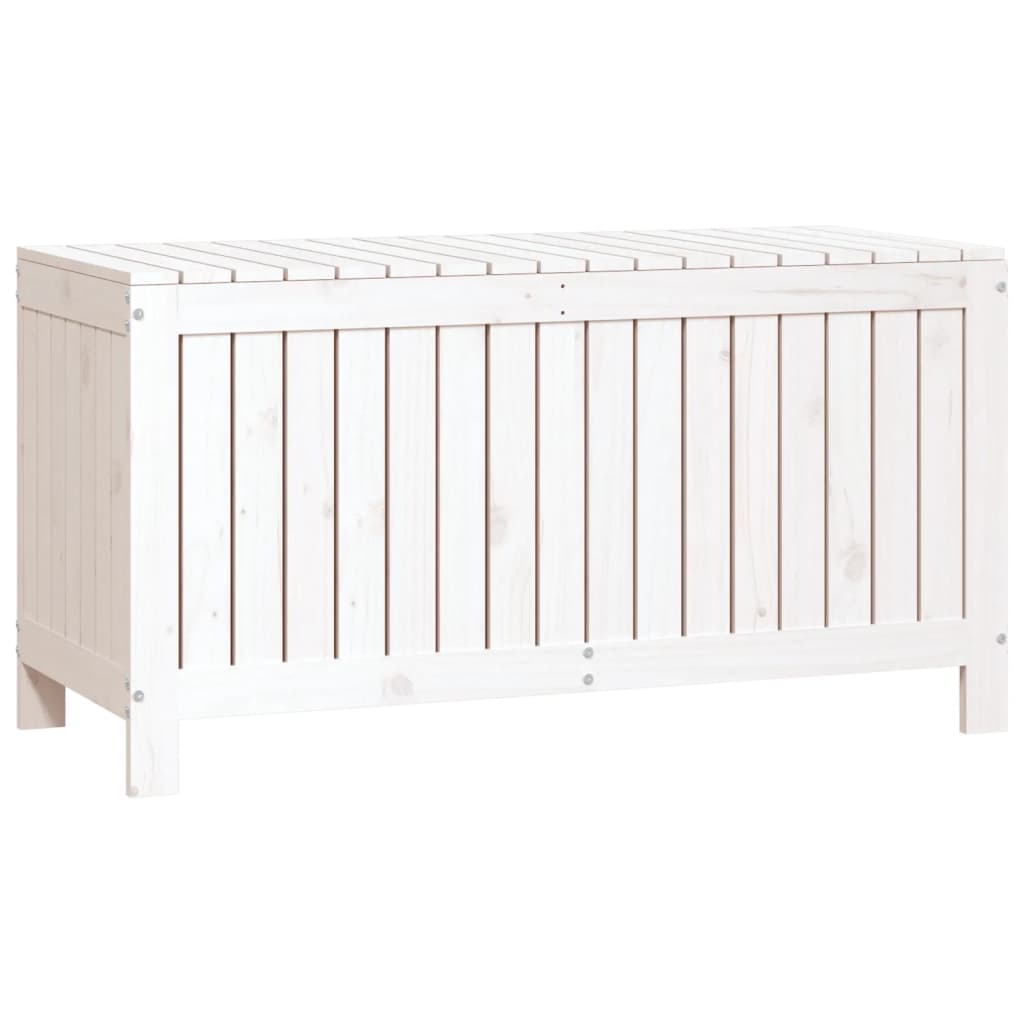 Solid Pine Wood Garden Storage Box 115cm Wide - Vantage Home
