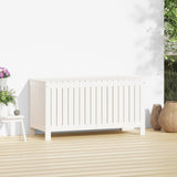 Solid Pine Wood Garden Storage Box 115cm Wide - Vantage Home
