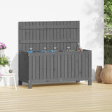 Solid Pine Wood Garden Storage Box 115cm Wide - Vantage Home
