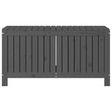 Solid Pine Wood Garden Storage Box 115cm Wide - Vantage Home