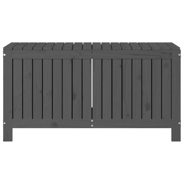 Solid Pine Wood Garden Storage Box 115cm Wide - Vantage Home