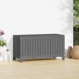 Solid Pine Wood Garden Storage Box 115cm Wide - Vantage Home