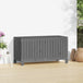 Solid Pine Wood Garden Storage Box 115cm Wide - Vantage Home