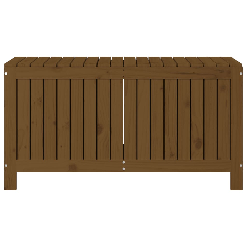 Solid Pine Wood Garden Storage Box 115cm Wide - Vantage Home