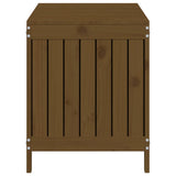 Solid Pine Wood Garden Storage Box 115cm Wide - Vantage Home
