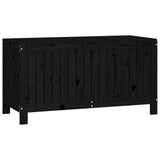 Solid Pine Wood Garden Storage Box 115cm Wide - Vantage Home
