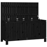 Solid Pine Wood Garden Storage Box 115cm Wide - Vantage Home