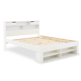 Solid Pine Wood King Size Bed - Fabio