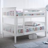 Solid Pine Wood Quadruple Bunk Bed Small Double - Oslo