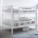 Solid Pine Wood Quadruple Bunk Bed Small Double - Oslo