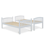 Solid Pine Wood Single Bunk Bed - Mya