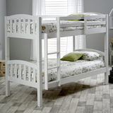 Solid Pine Wood Single Bunk Bed - Mya