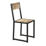 Solid Reclaimed Wood Dining Chairs in Set Of 2 - Cosmo Industrial