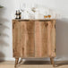 Solid Reclaimed Wood Drinks Cabinet With 2 Doors - Surrey