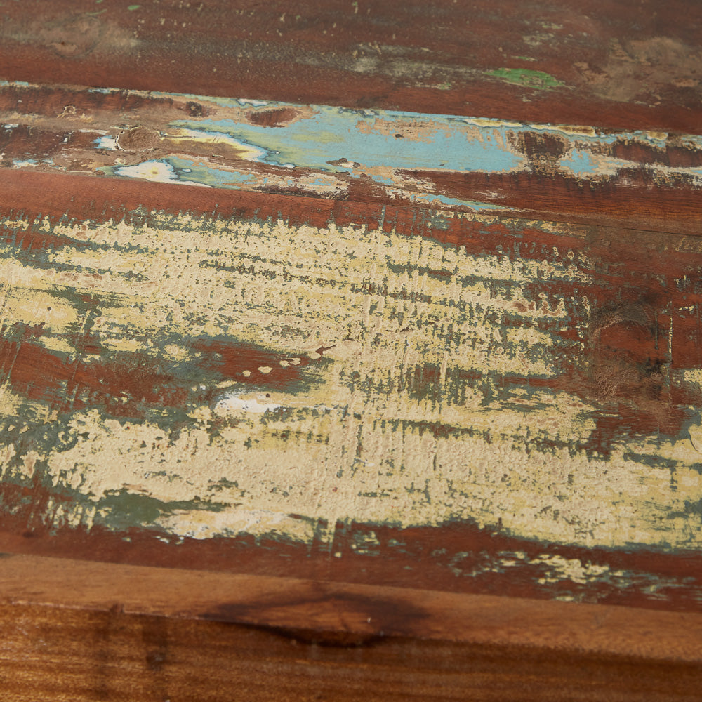 Solid Reclaimed Wood Sideboard With 3 Doors And 3 Drawers - Coastal