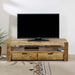 Solid Reclaimed Wood TV Stand With 2 Drawers - Surrey