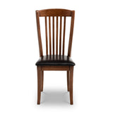 Solid Rubberwood Dining Chairs in Set Of 2 - Canterbury