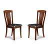 Solid Rubberwood Dining Chairs in Set Of 2 - Canterbury