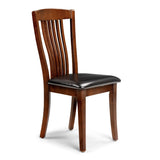 Solid Rubberwood Dining Chairs in Set Of 2 - Canterbury