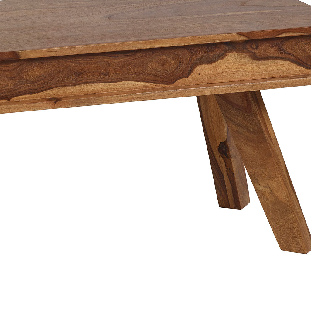 Solid Sheesham Wood Dining Bench for 3 People - Jodhpur