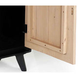 Solid Wood Bar Cabinet 60cm Wide With 1 Door - Boho