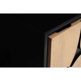 Solid Wood Bedside Cabinet 45cm Wide With 1 Door - Boho