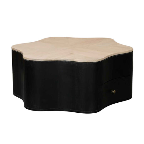 Solid Wood Coffee Table 88cm Wide With 1 Drawer - Austin